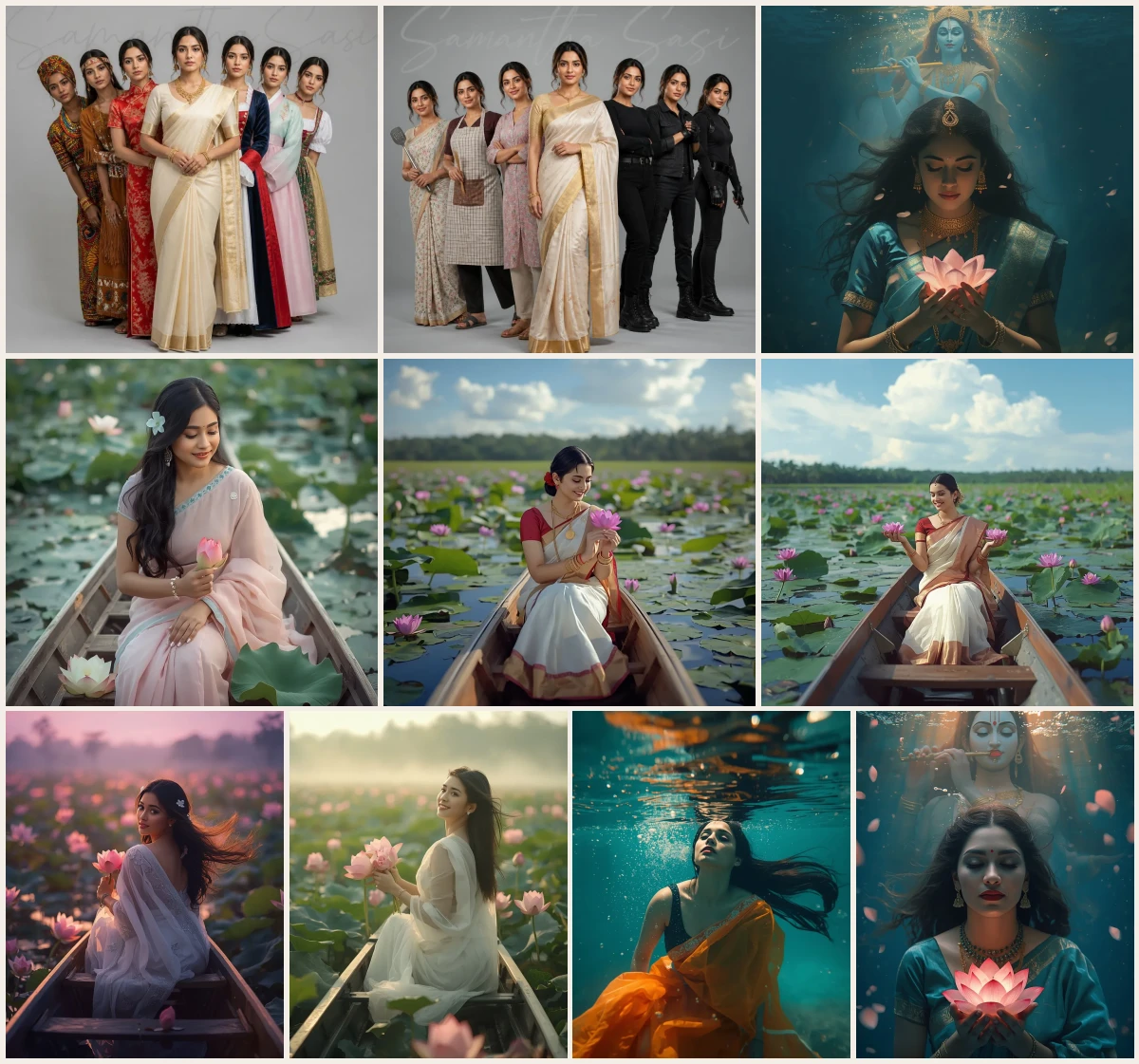 Top 10 Prompt for Girl in Saree Pic in English AI Image Prompts for Clarity