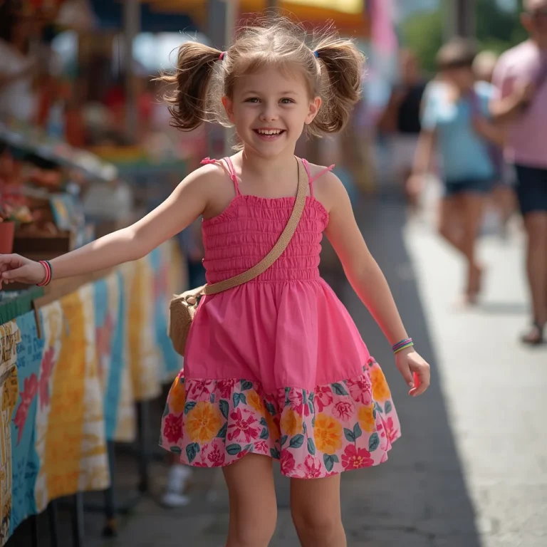 Youthful Summer Playful: A Floral Print Smock Dress | modern ai prompt